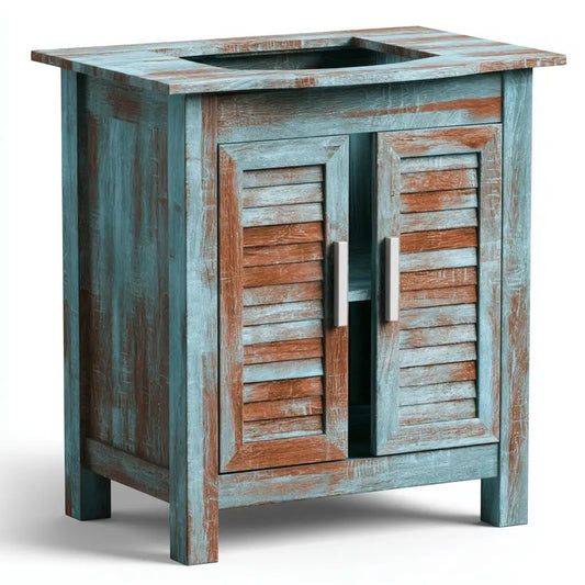 Mobile contenitore con ante dal design essenziale, marrone, per la casa